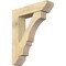 Ekena Millwork Balboa Slat Rough Sawn Bracket w/ Offset Brace, Douglas Fir, 8"W x 32"D x 40"H BKT0806X32X40BOA06RDF - alternate 1